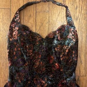 Vintage Black Sundress with Sweetheart Neckline for Night Out